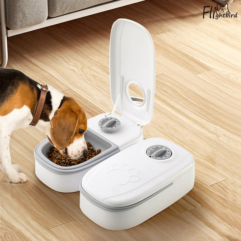 Dispenser de Comida Automático Inteligente | Para Cães e Gatos - Mercatudo Store
